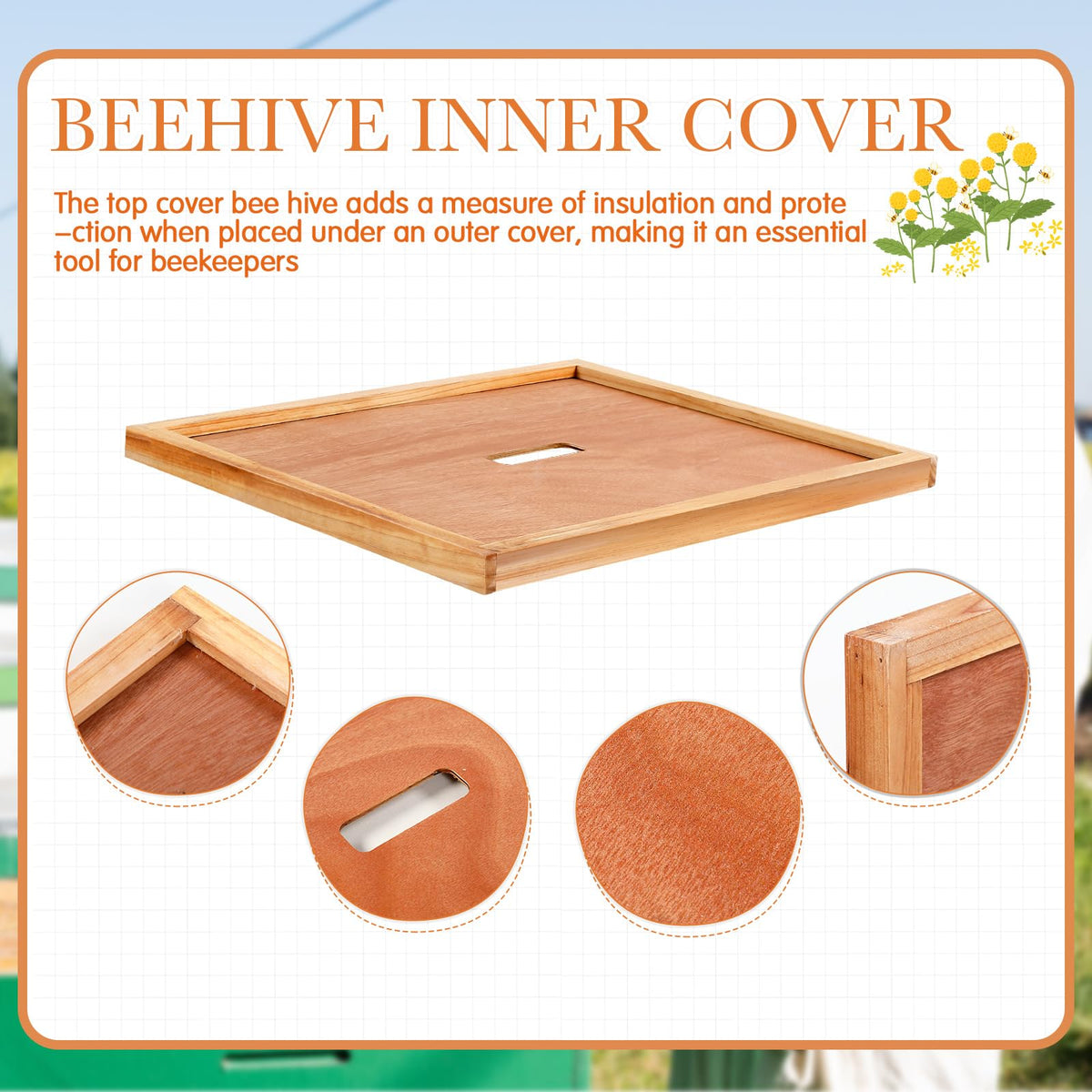 Cinnvoice beehive parts kit designed for 10-frame hives