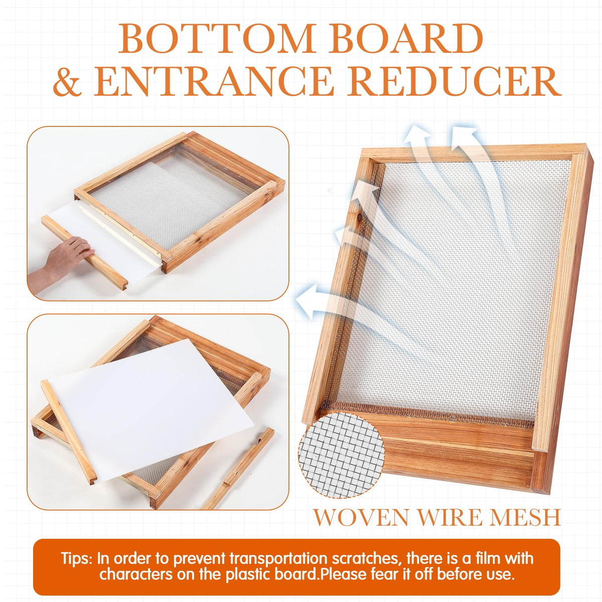 Cinnvoice beekeeping supplies with beeswax-dipped finish for durability
