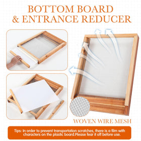 Cinnvoice beekeeping supplies with beeswax-dipped finish for durability