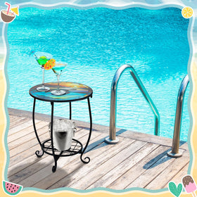 Cinnvoice hollow iron art adds decorative, durable outdoor charm.