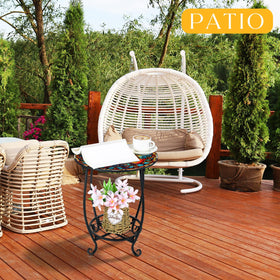Cinnvoice hollow iron art adds intricate lattice detail for stylish balconies.