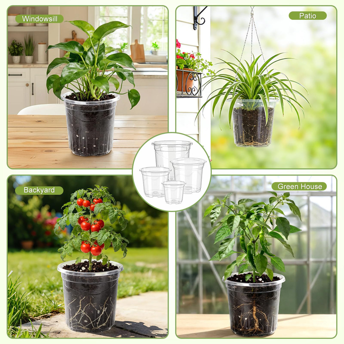 CINKSY PET pots resist cracking for long-term reuse.