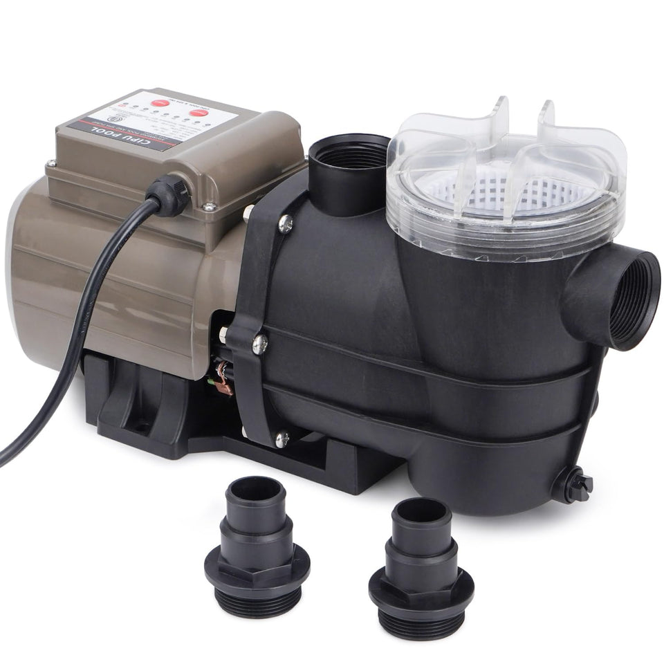 CIPU pool pump timer front view showing compact, steady design for reliable circulation