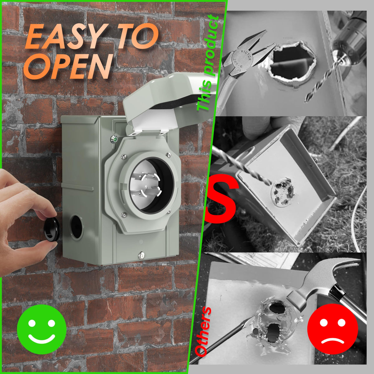 CircleCord weather-ready design supports dependable emergency power in storms.