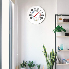 Circrane wall thermometer hygrometer gradient dial helps track temperature shifts