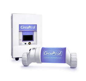 CircuPool Universal40 max-cell inside view highlighting durable titanium cell.