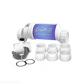 CircuPool Universal40 view-through-window shows vitals at a glance.