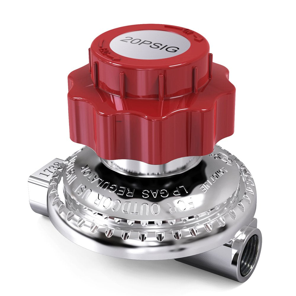 CISNO rust-proof brass regulator suitable for outdoor and indoor use.