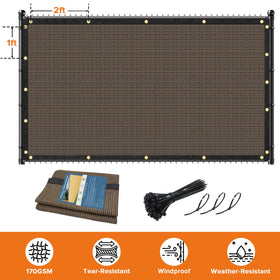Cisvio privacy screen blocks dust and wind for more comfortable outdoor areas.