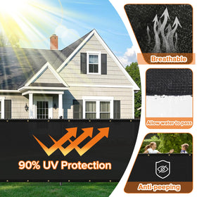 Cisvio privacy screen includes zip ties for quick installation