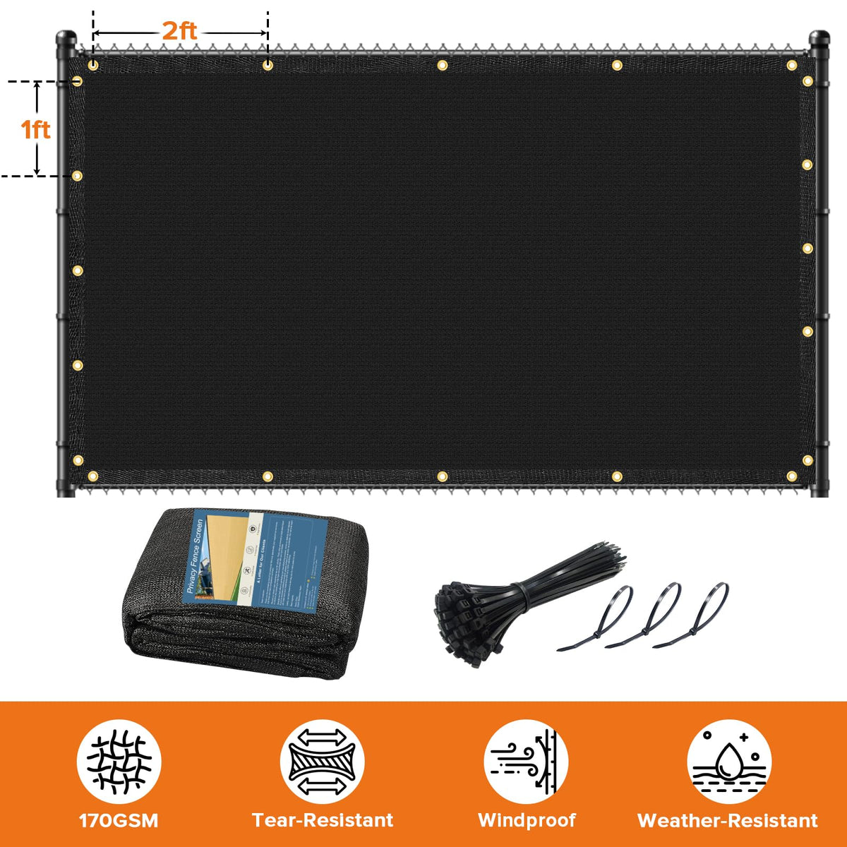 Cisvio screen suitable for patios and balconies for shade and privacy