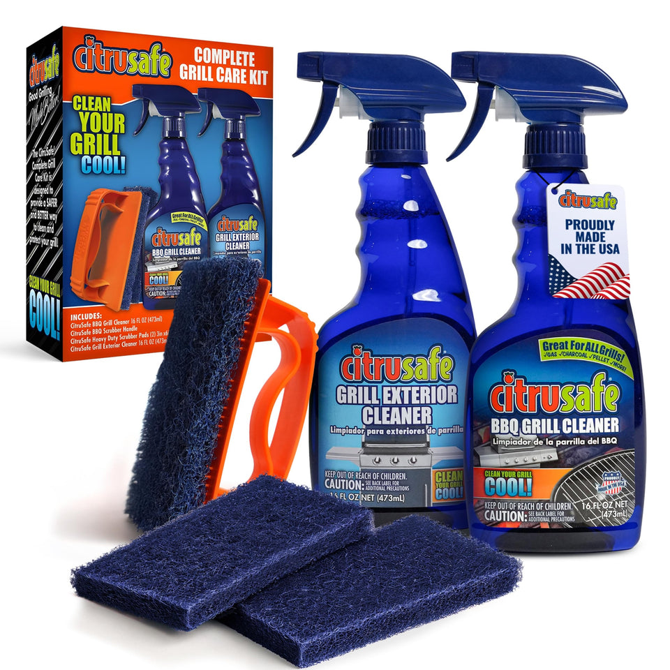 Citrusafe Grill Care Kit packaging for easy grill maintenance.