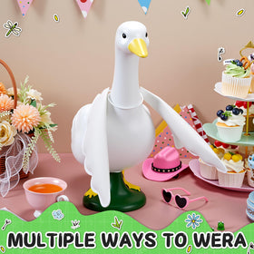Civaner lawn goose outfit decor enhances porch or garden scenes