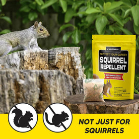 CJEIWYA repellent pouch close-up plant based deterrent for garden protection.