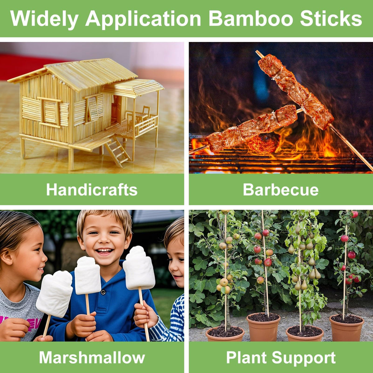 CJFocus indoor-outdoor plant stakes for versatile plant support