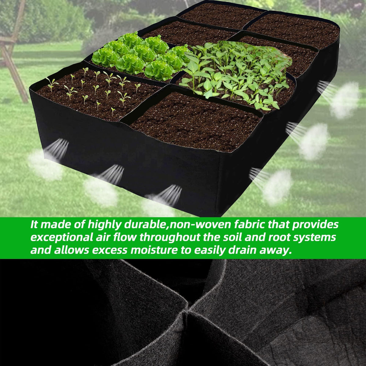 CJGQ 360-degree ventilation enhances root health and prevents root circling