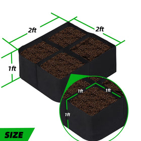 CJGQ foldable garden bed stores flat for reuse after each season.