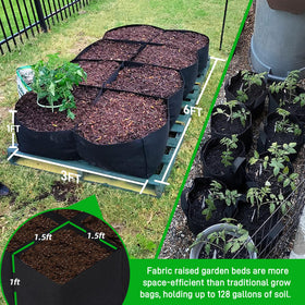 CJGQ garden bed material shows durable non-woven fabric improving drainage and aeration