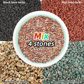 CJGQ lava rocks for bonsai succulent cactus promote drainage and prevent overwatering.