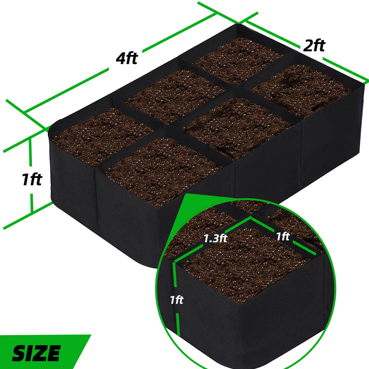 CJGQ nutrient-retention design reduces soil loss for thriving plants.