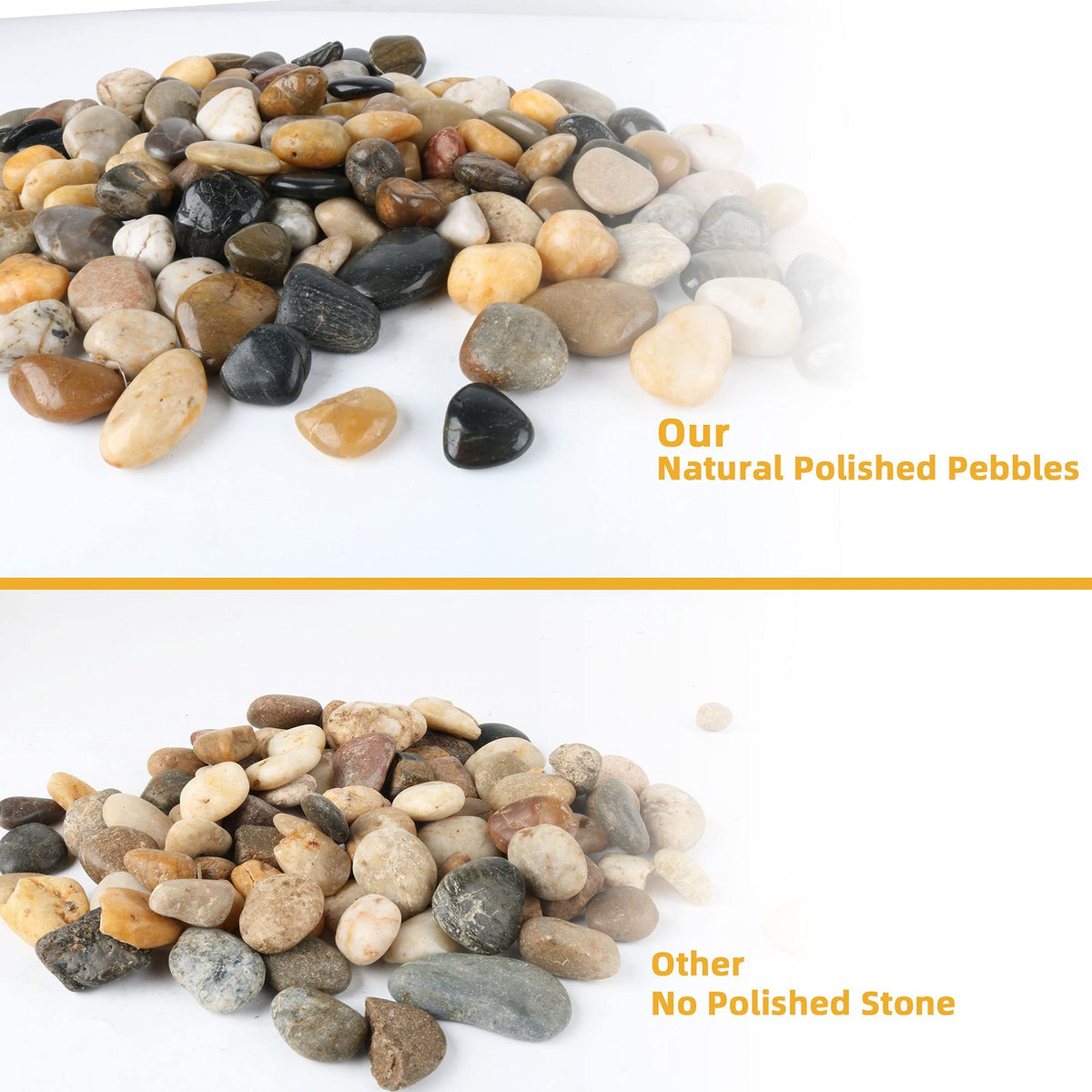 CJGQ pebbles terrarium decor adding natural texture