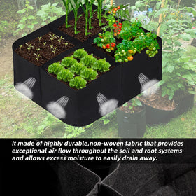 CJGQ potatoes and vegetables in-bed setup supports healthier root growth.