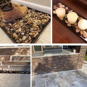 CJGQ smooth river pebbles are touch friendly