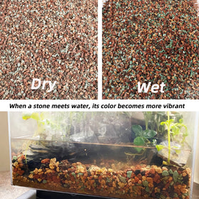 CJGQ vase fillers and fairy garden rocks brighten displays while improving drainage.