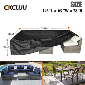 CKCLUU low-maintenance cover wipes clean or hoses off