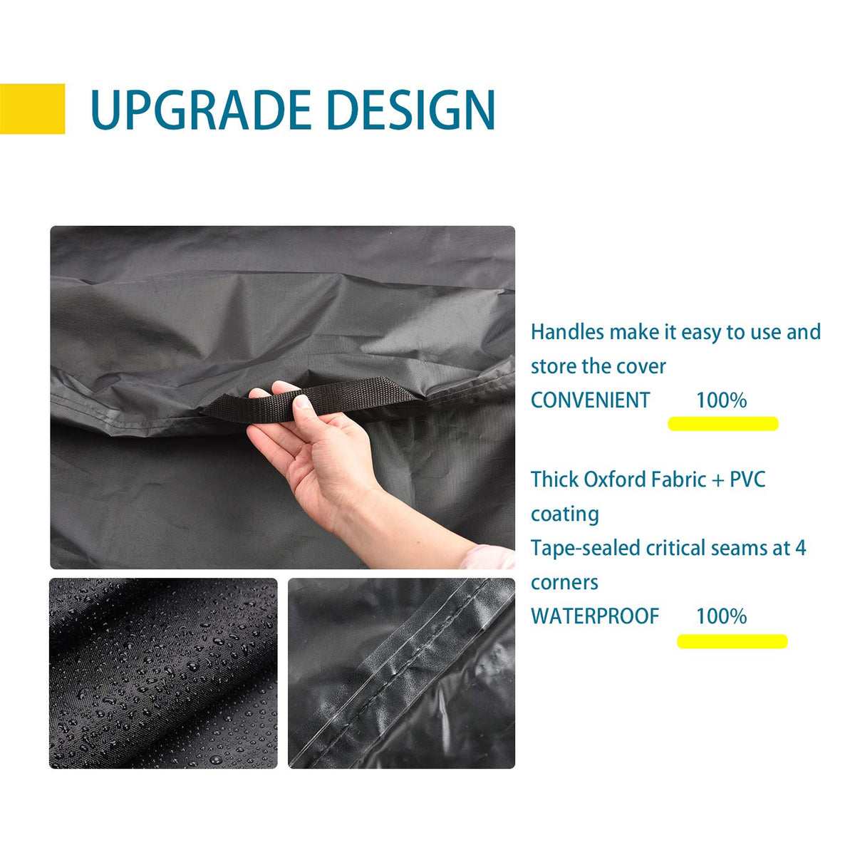CKCLUU easy install cover demonstrates solo-use practicality.