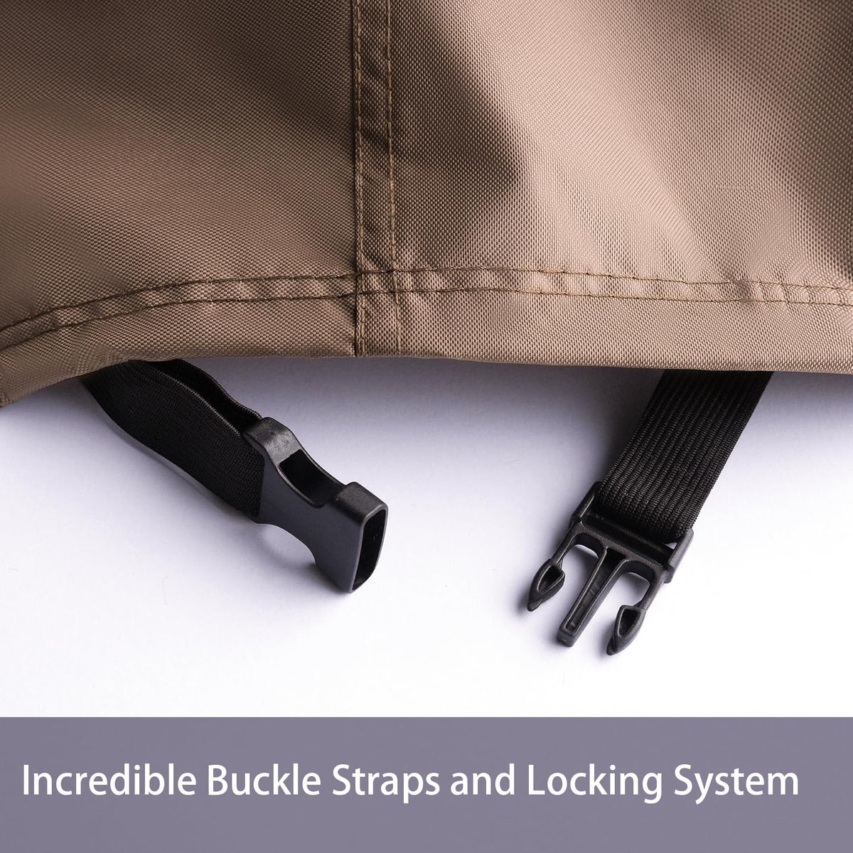 CKCLUU waterproof cover preventing rain from reaching furniture during storms