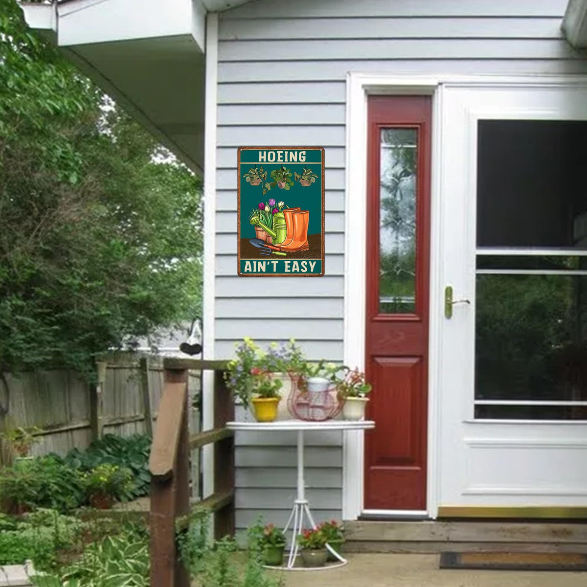 ckdiluy lightweight stake for easy hanging in any garden