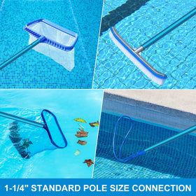 CKE 1-1-4in universal end fits nets, brushes, and skimmers