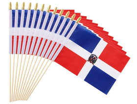 Ckexin Dominican flag 5x8 inch with double-sided printing for high visibility