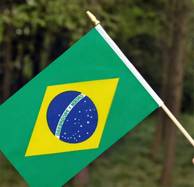 Ckexin Brazil flags ideal for events, garden, and office decor.
