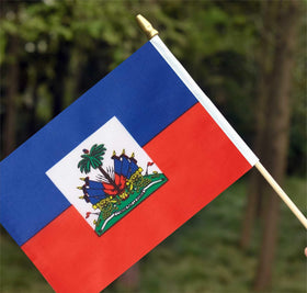 Ckexin Haiti flags suit garden or office decoration projects.