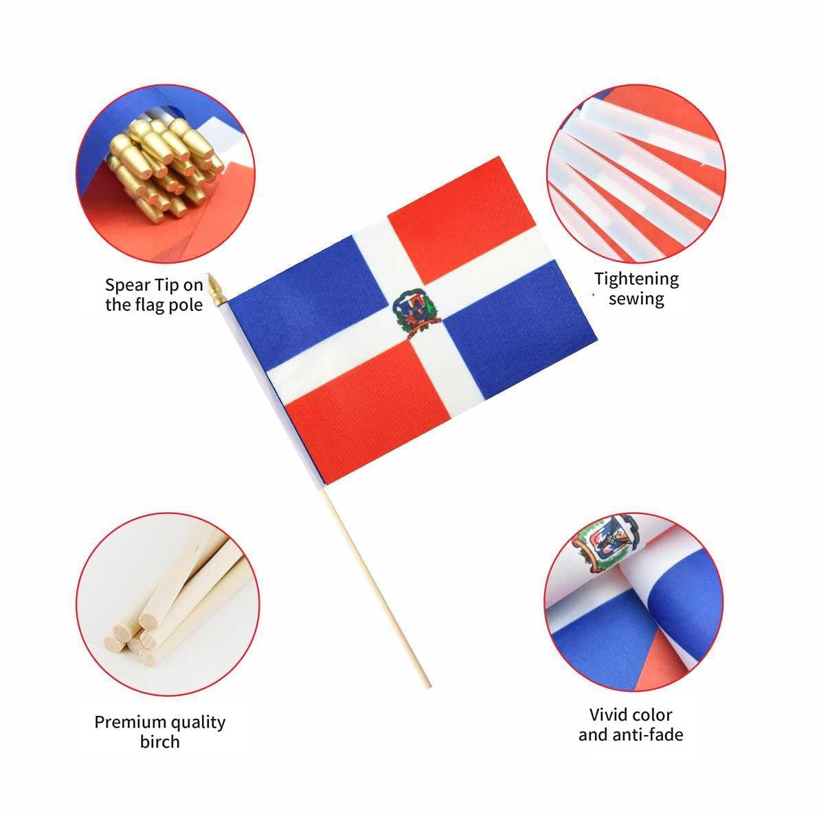 Ckexin polyester flags resist rain and fade for outdoor use