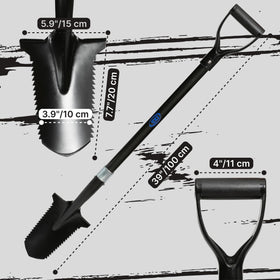 CKG carbon steel construction emphasizes durability for long treasure hunts