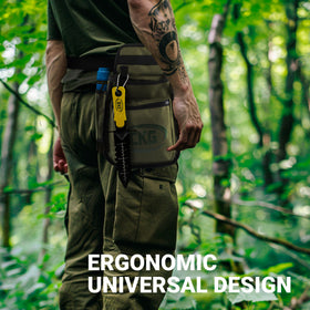 CKG bag front pocket provides quick access to your pinpointer accessories.