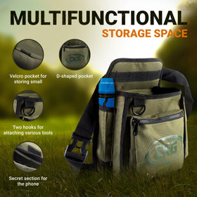 CKG universal mounts allow strap, standard, or unloader attachment for versatile carrying.