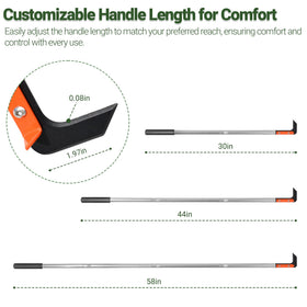 CKLT 58in stainless-hardware ensures secure, durable assembly