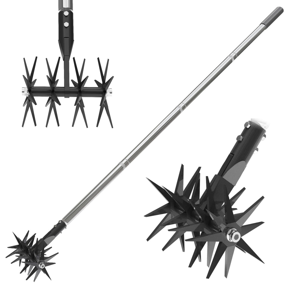 CKLT 66in rotary cultivator blade and tines for durable soil breaking