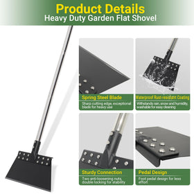 CKLT adjustable stainless steel handle with ergonomic grip in use