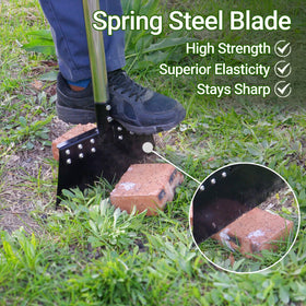 CKLT flat shovel with 11 inch blade used on concrete
