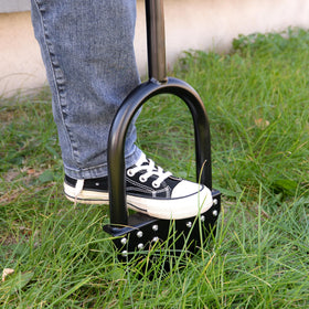 CKLT tool edges along driveways and sidewalks for clean borders.