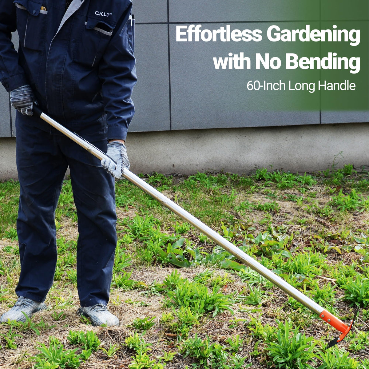 CKLT sand texture finish grip supports secure handling in gritty soil