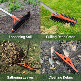 CKLT Thatch Rake deep thatch removal to promote healthier turf