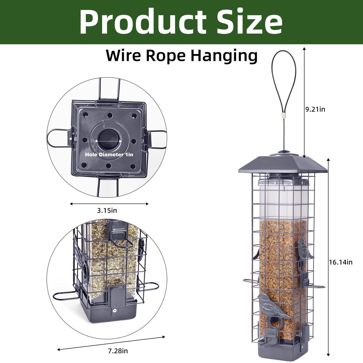 Ckoytals four-port feeding perches to host multiple birds simultaneously