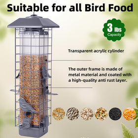 Ckoytals hanging feeder setup in a yard for outdoor viewing