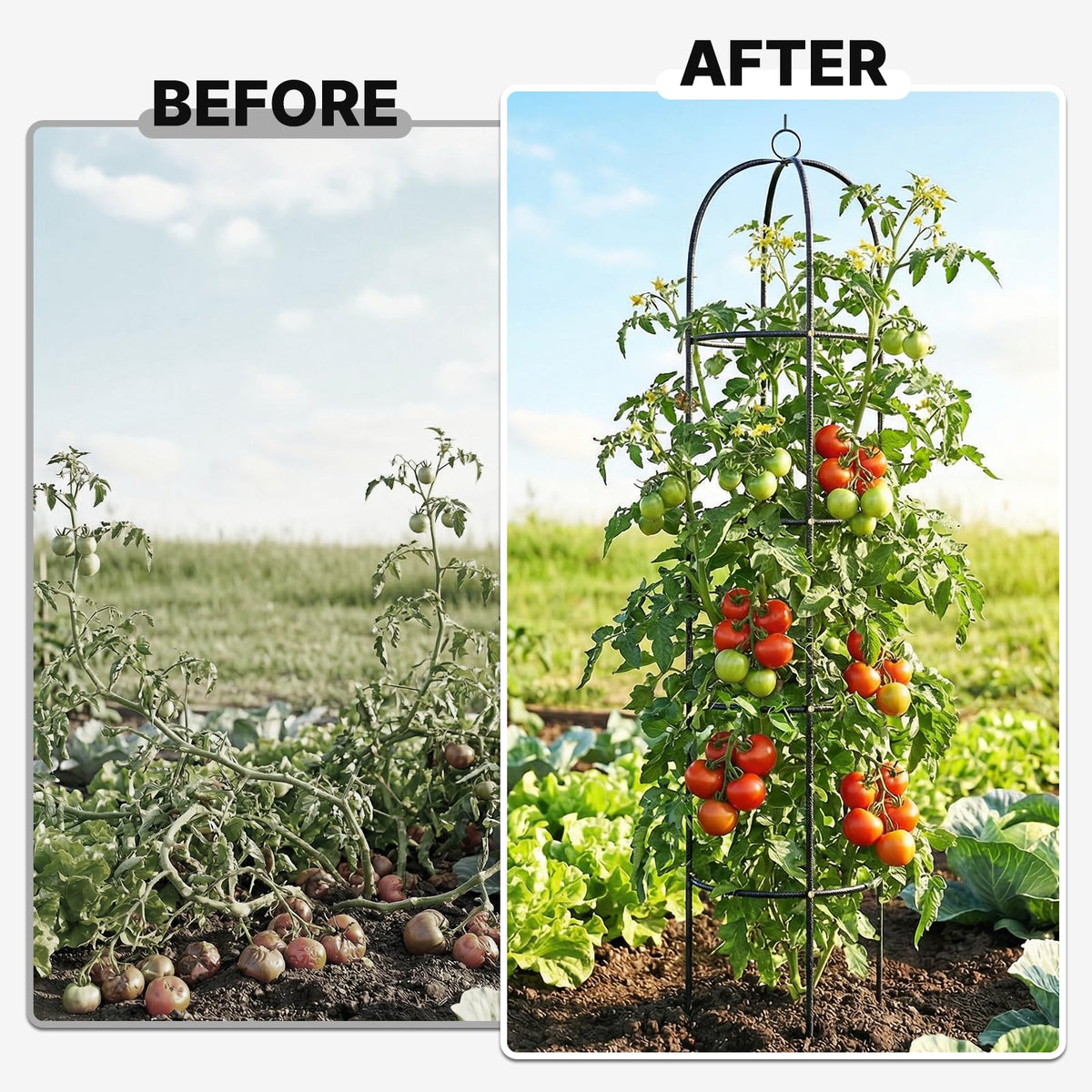 CL FUN 16-inch diameter base offers ample space for plant spread.